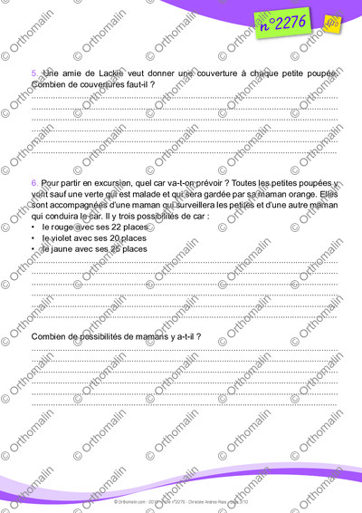 Page 3 de la fiche
