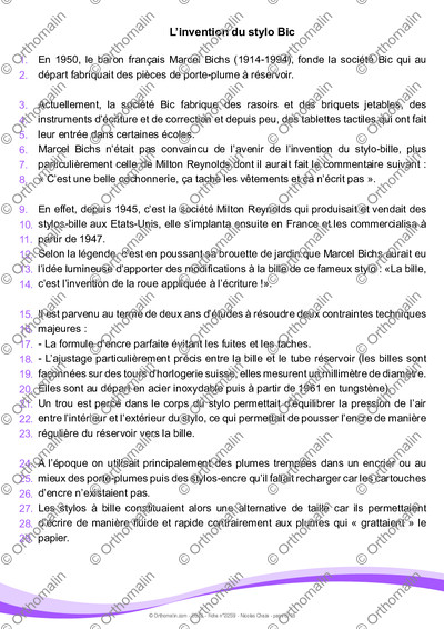 Page 6 de la fiche
