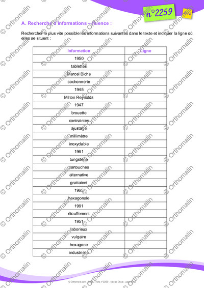 Page 8 de la fiche