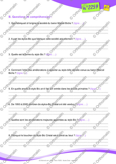 Page 9 de la fiche
