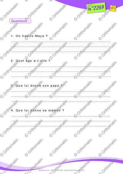 Page 6 de la fiche
