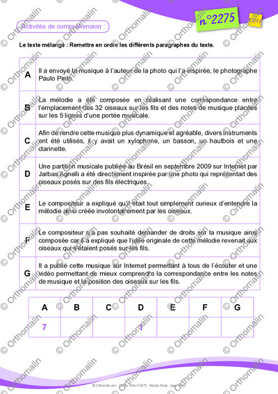 Page 13 de la fiche