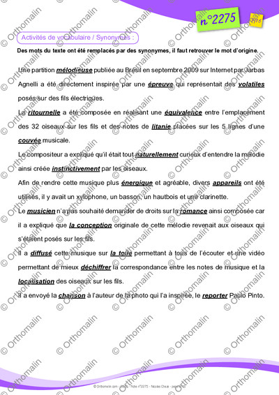 Page 9 de la fiche