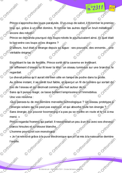 Page 4 de la fiche