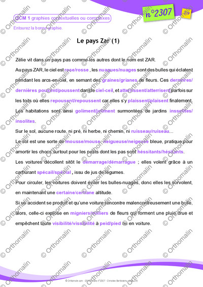 Page 2 de la fiche