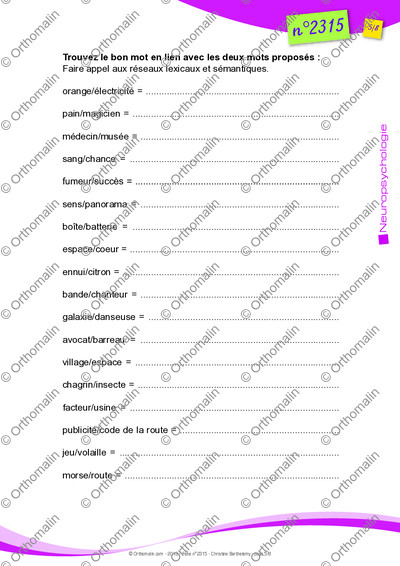 Page 5 de la fiche