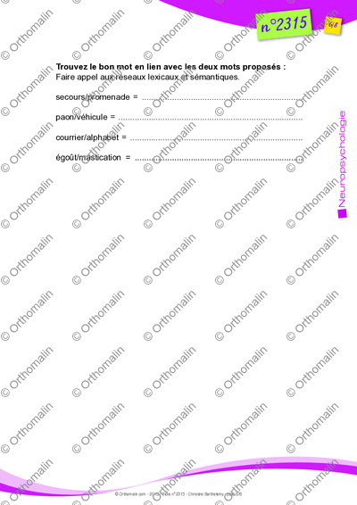 Page 6 de la fiche