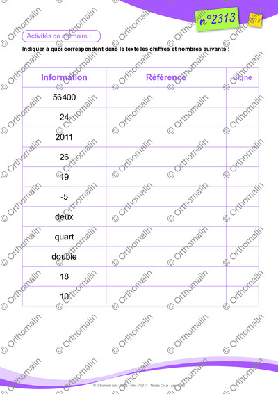 Page 8 de la fiche