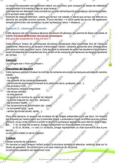Page 3 de la fiche