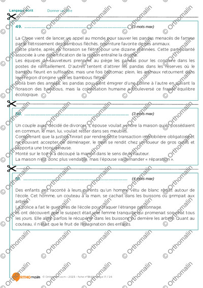 Page 17 de la fiche