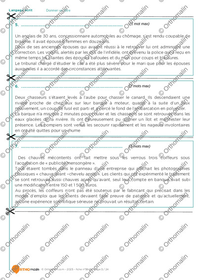 Page 3 de la fiche