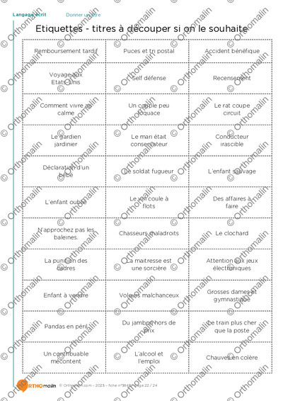 Page 22 de la fiche