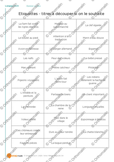 Page 23 de la fiche