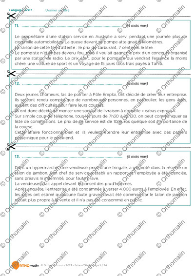 Page 5 de la fiche