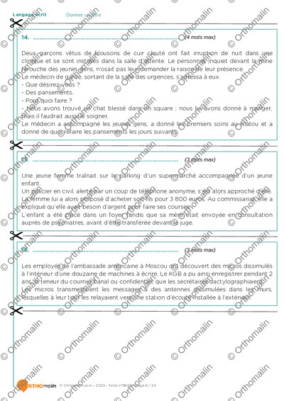 Page 6 de la fiche