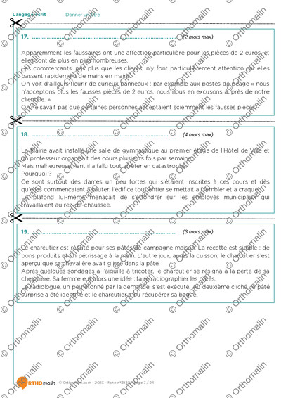 Page 7 de la fiche