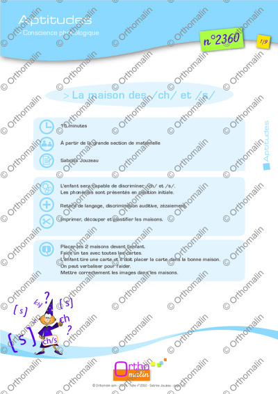 Page 1 de la fiche