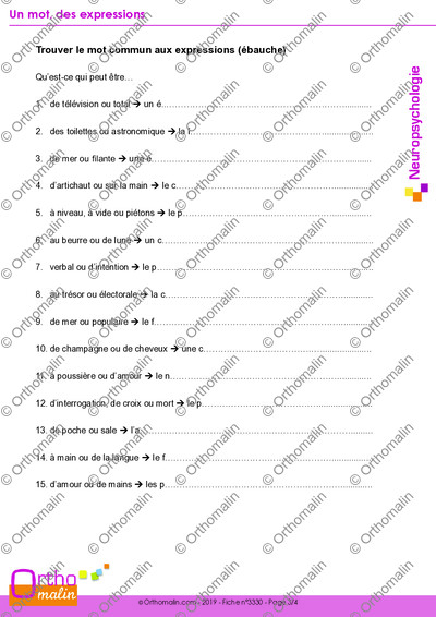 Page 3 de la fiche