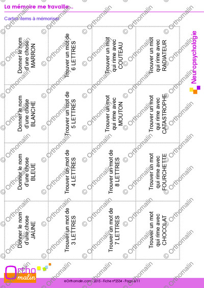 Page 6 de la fiche