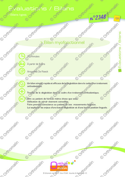 Page 1 de la fiche