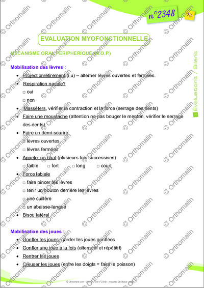 Page 2 de la fiche