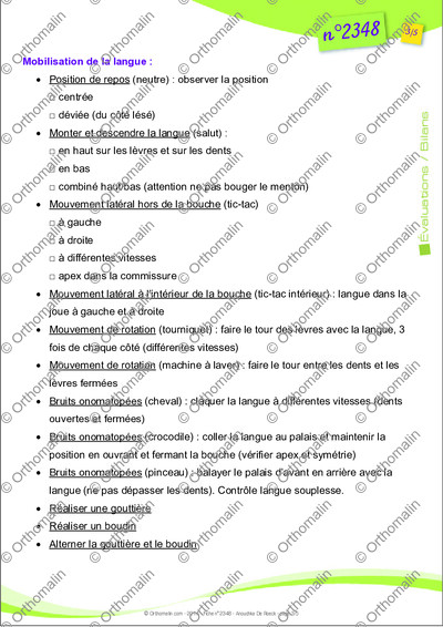 Page 3 de la fiche