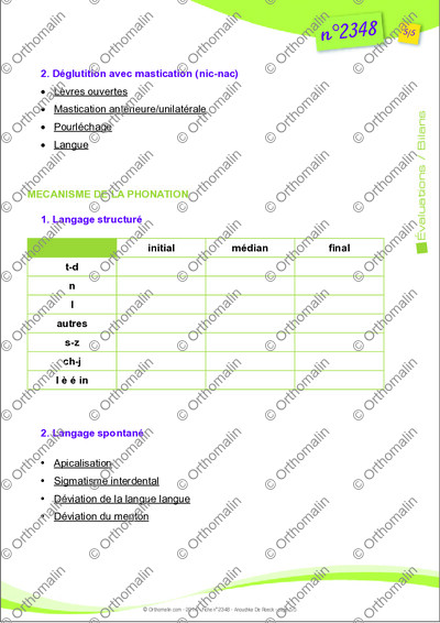 Page 5 de la fiche