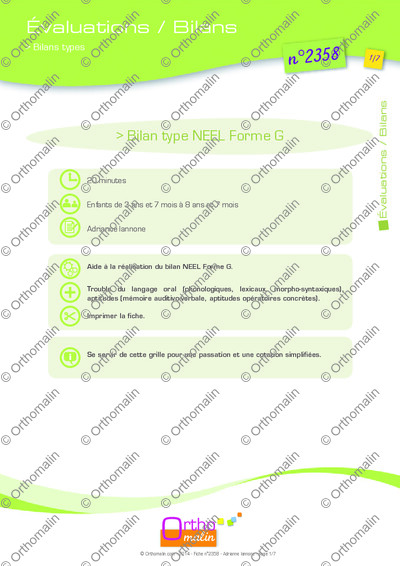 Page 1 de la fiche