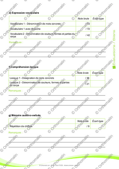 Page 5 de la fiche