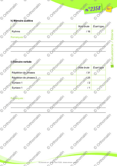 Page 6 de la fiche