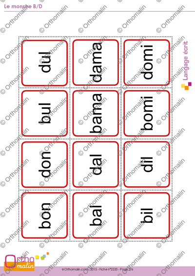 Page 2 de la fiche