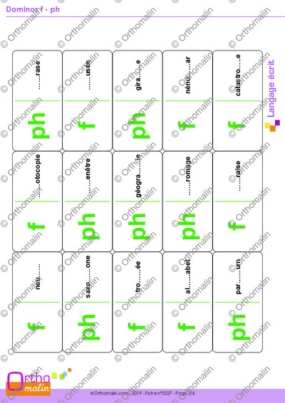 Page 3 de la fiche