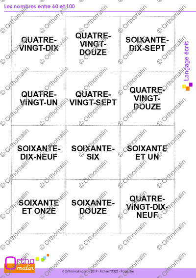 Page 5 de la fiche