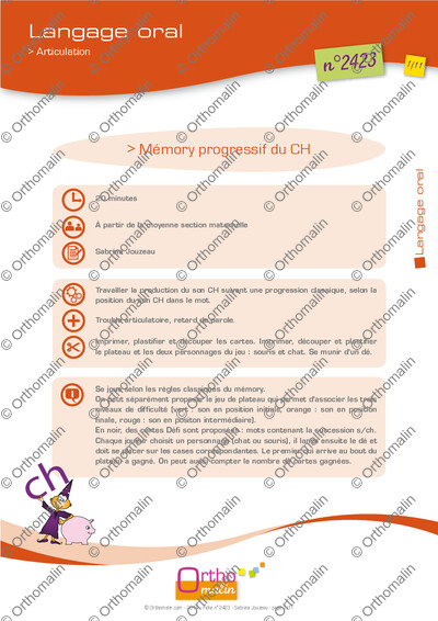 Page 1 de la fiche