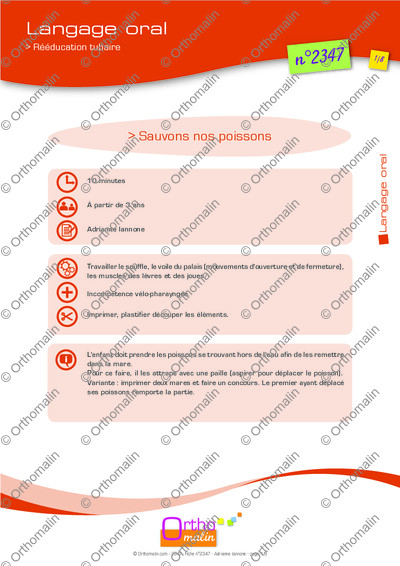 Page 1 de la fiche