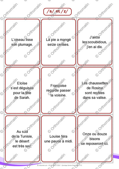 Page 3 de la fiche