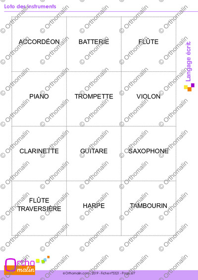 Page 6 de la fiche