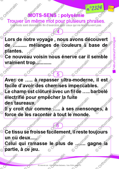 Page 3 de la fiche