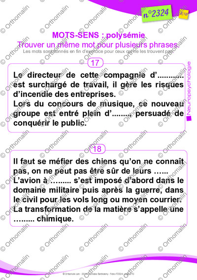 Page 8 de la fiche