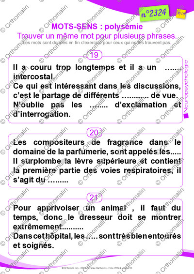Page 9 de la fiche