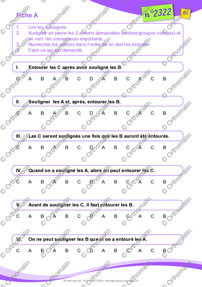 Page 2 de la fiche