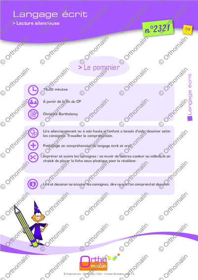 Page 1 de la fiche