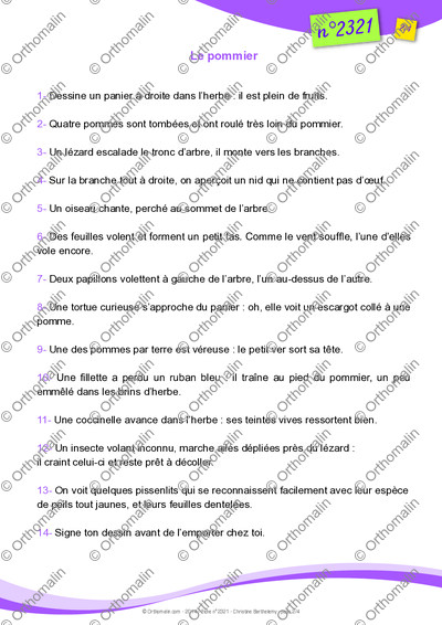 Page 2 de la fiche