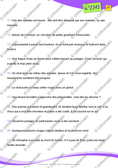 Page 3 de la fiche