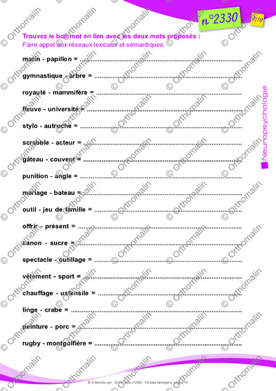 Page 2 de la fiche