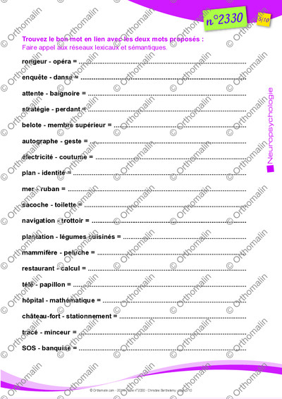 Page 5 de la fiche