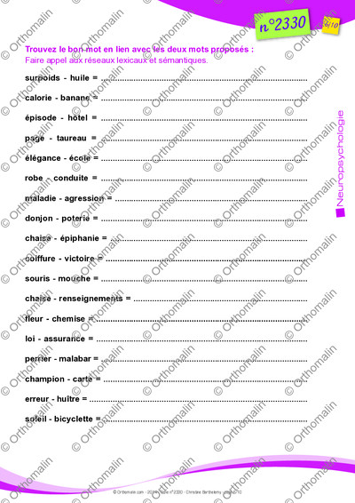 Page 6 de la fiche