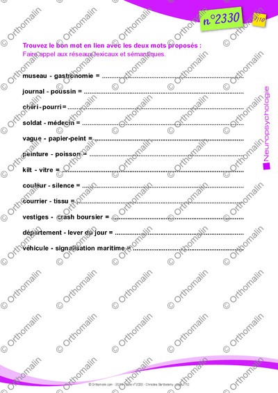 Page 7 de la fiche
