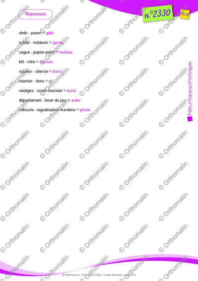 Page 10 de la fiche