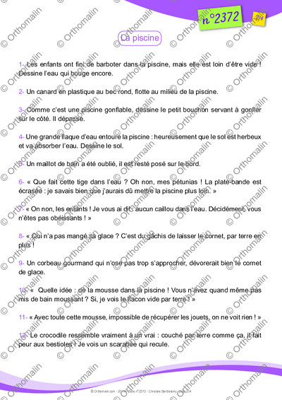 Page 2 de la fiche